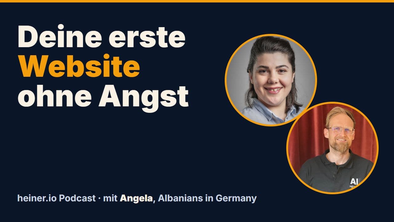 Deine erste Website ohne Angst: Landingpage mit KI