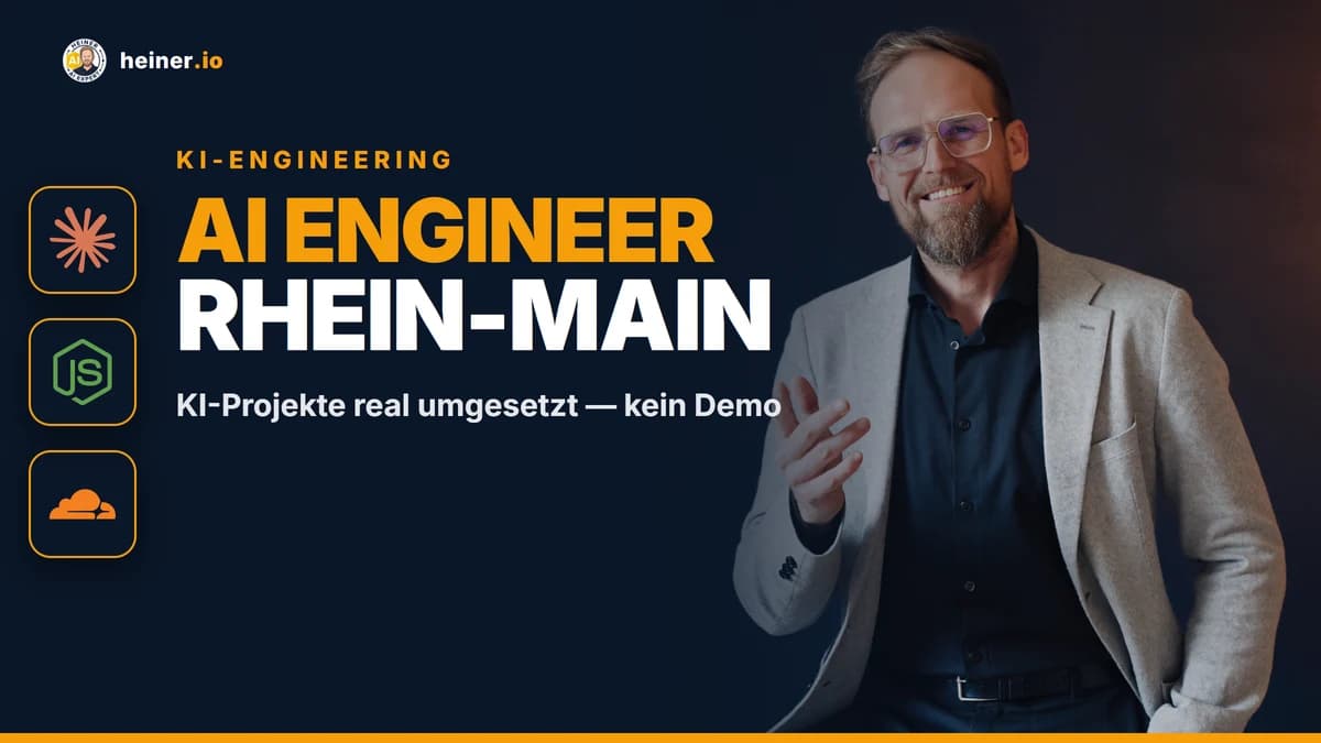 André Heiner — AI Engineer & KI-Entwickler im Rhein-Main: Claude Code, AI-Agenten, MCP (heiner.io)