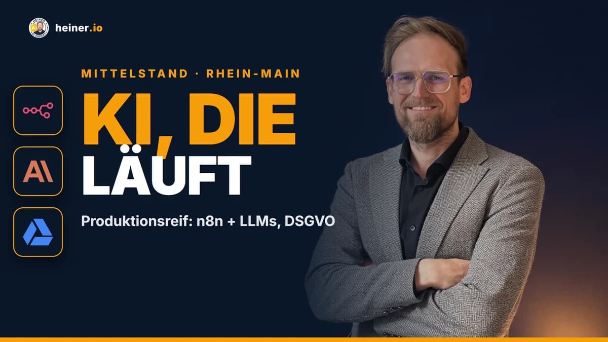 André Heiner — produktionsreife KI-Automatisierung mit n8n und LLMs für den Mittelstand (heiner.io)