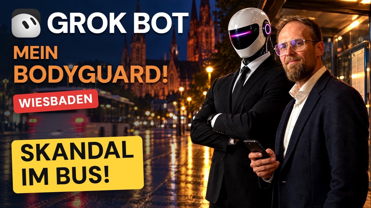 Grok Bot deutsch: Bus-Beschwerde in 4 Minuten statt einem Abend